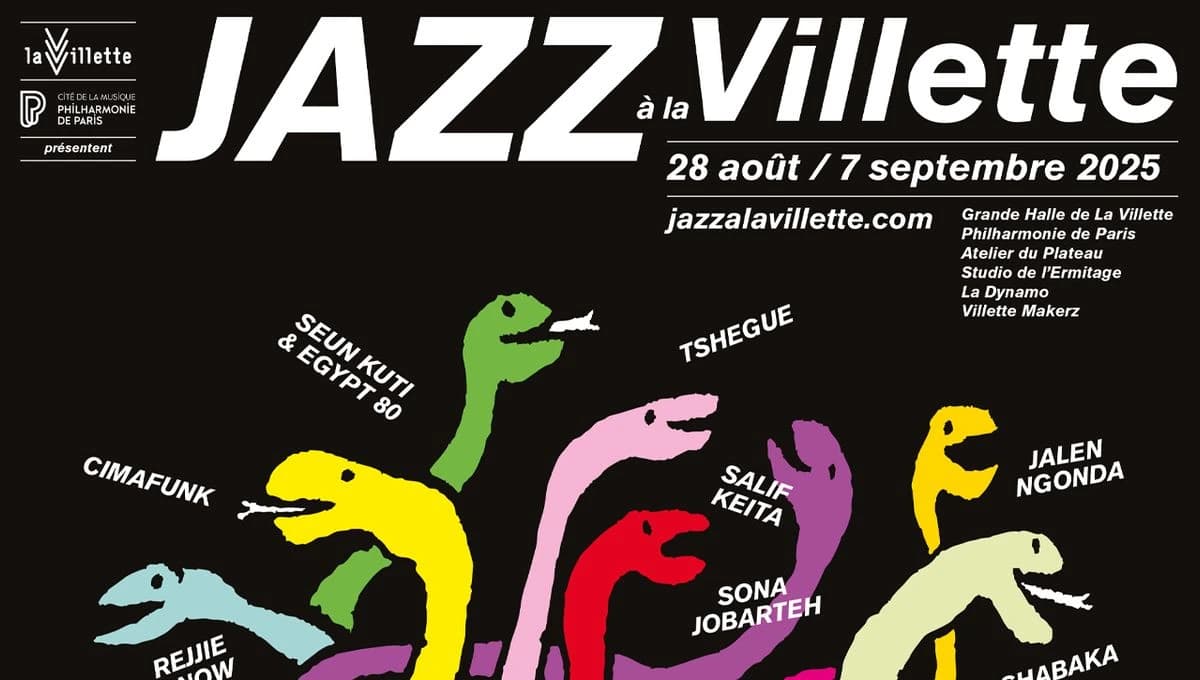 logo of Jazz à la Villette 2025 (source : Radio France)
