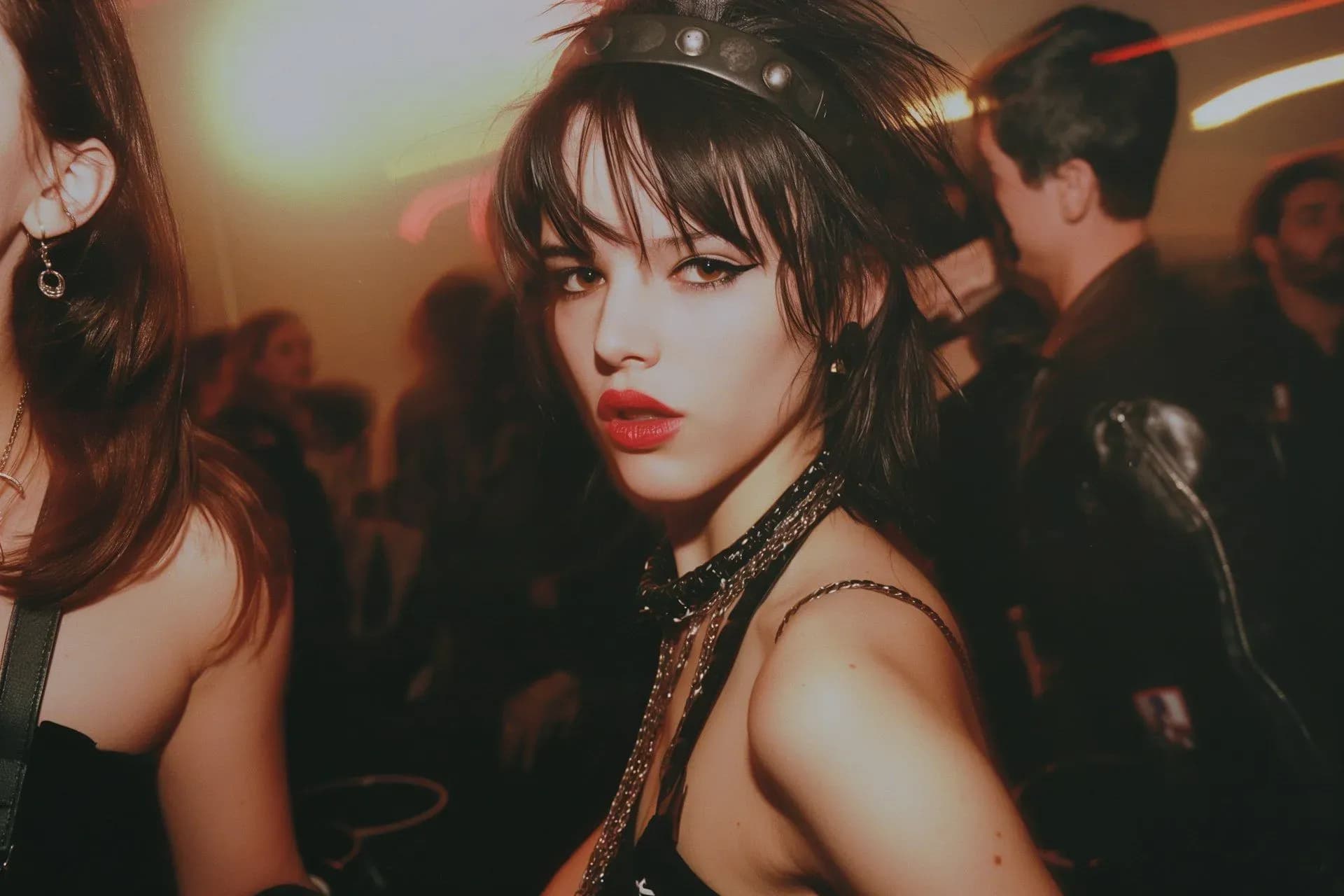 Edgy woman in Nightlife