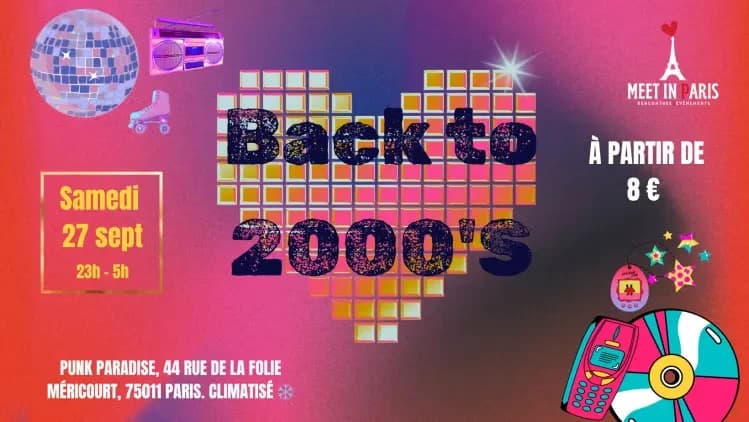 Soirée Back to 2000's au Punk Paradise Paris