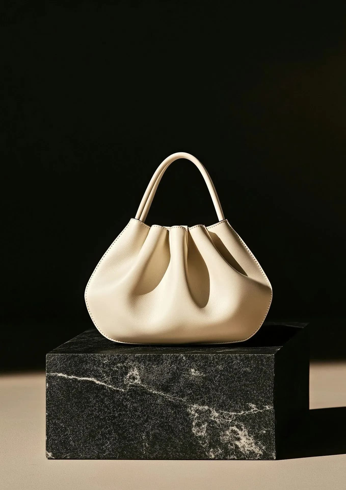 Elegant Cream Handbag