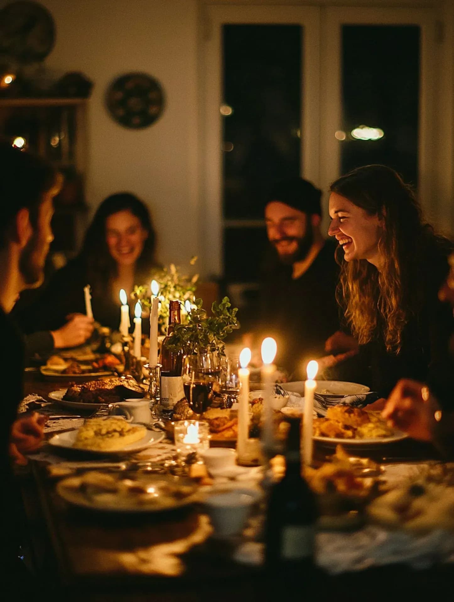 A warm meal with friends
