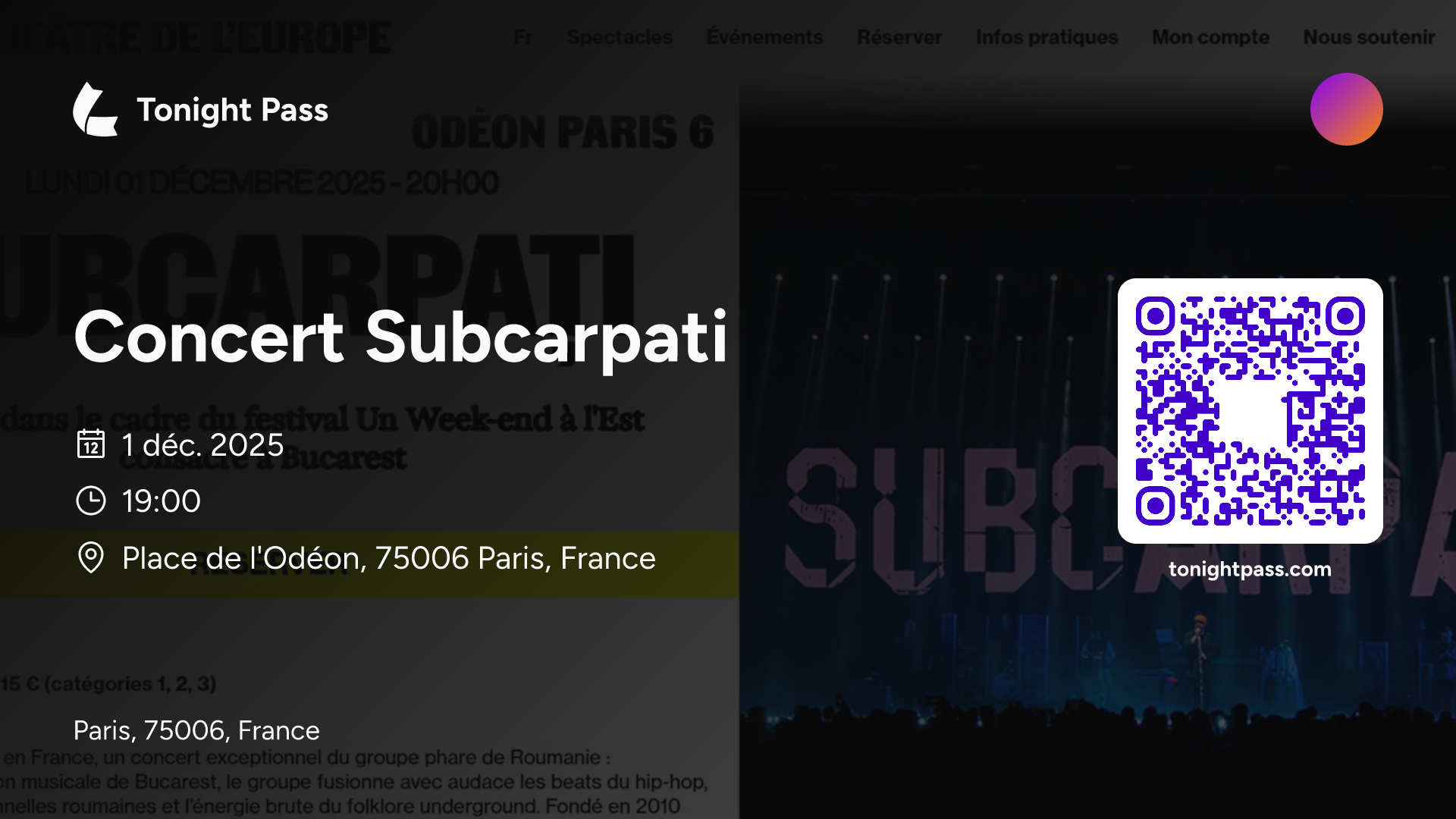 Invitation à l'événement