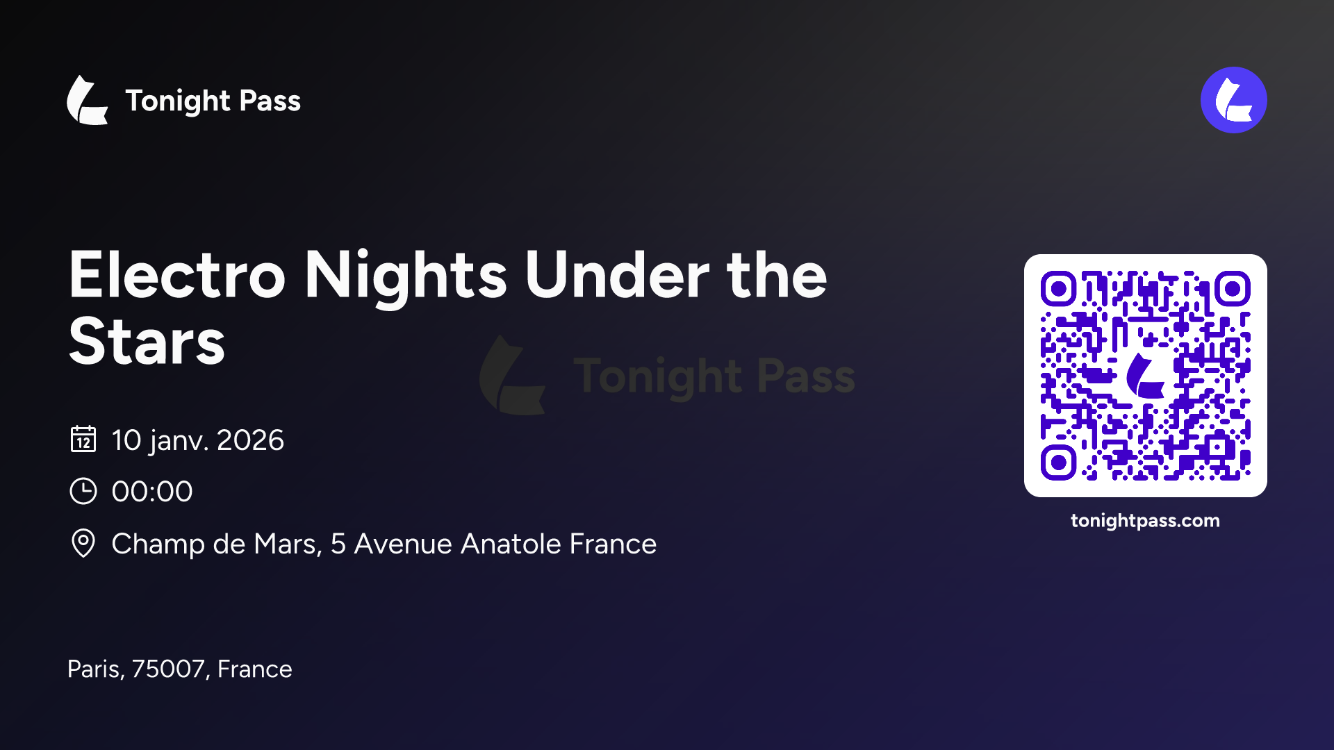 Invitation à l'événement