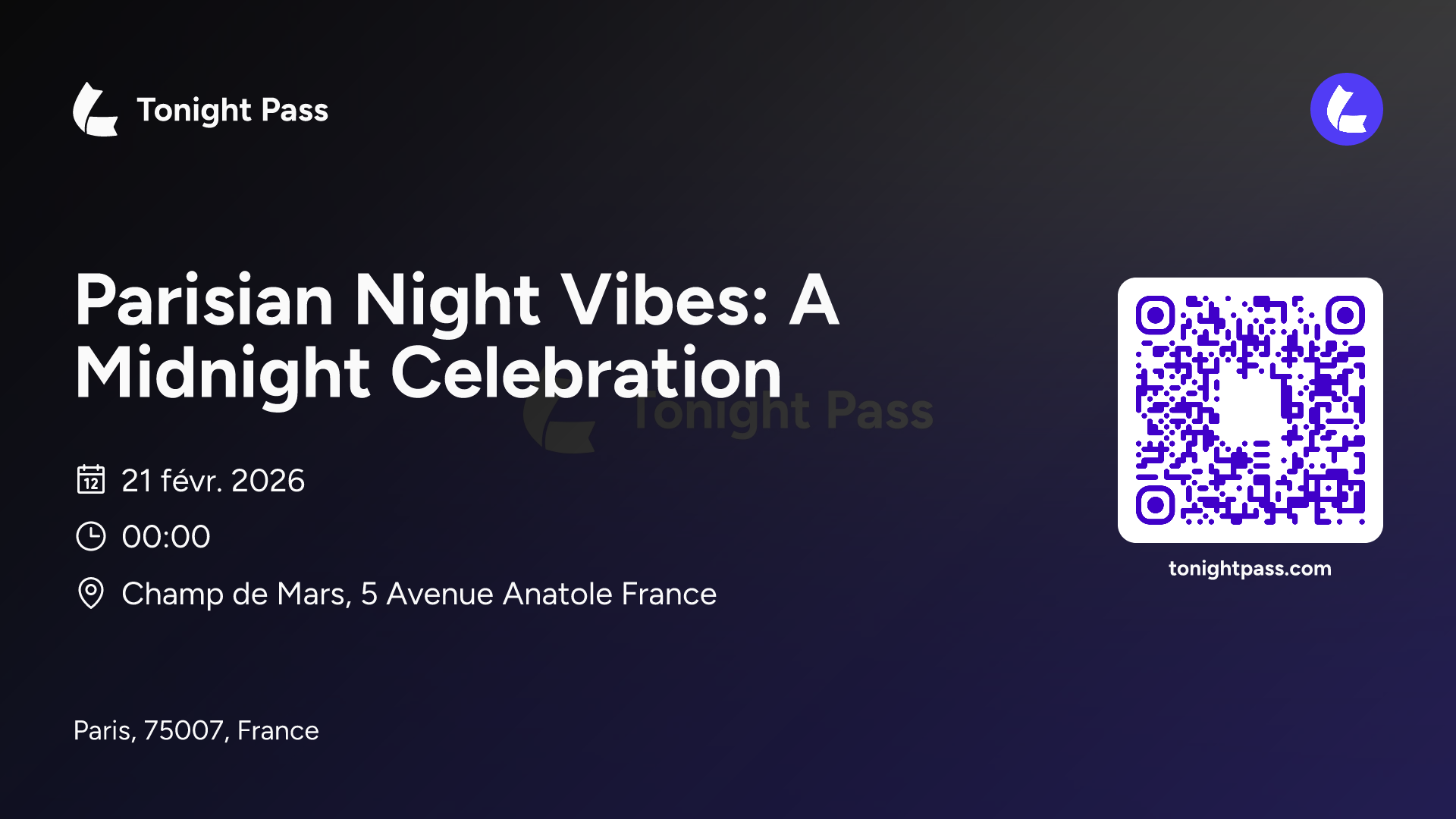 Invitation à l'événement