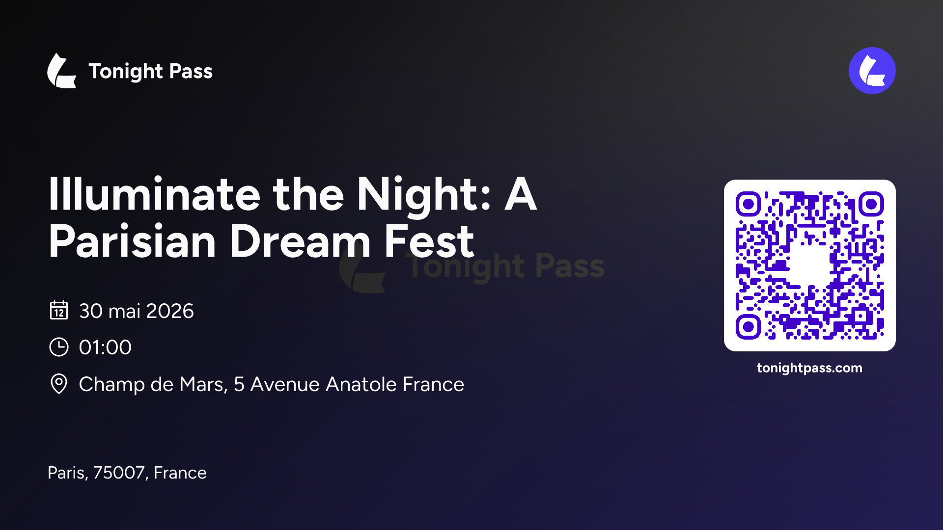 Invitation à l'événement