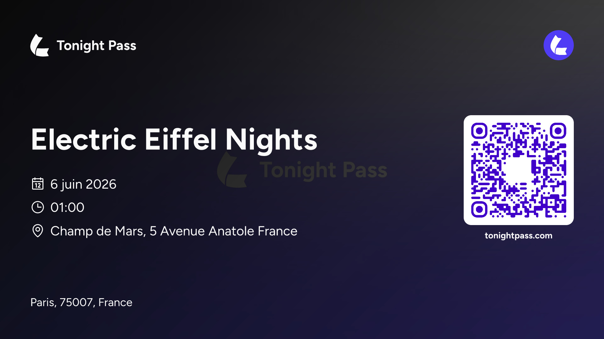 Invitation à l'événement