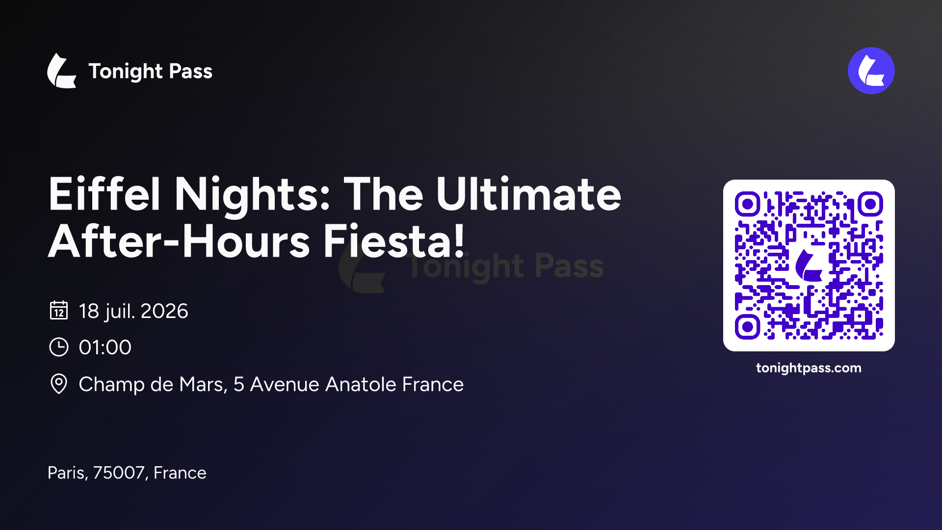 Invitation à l'événement