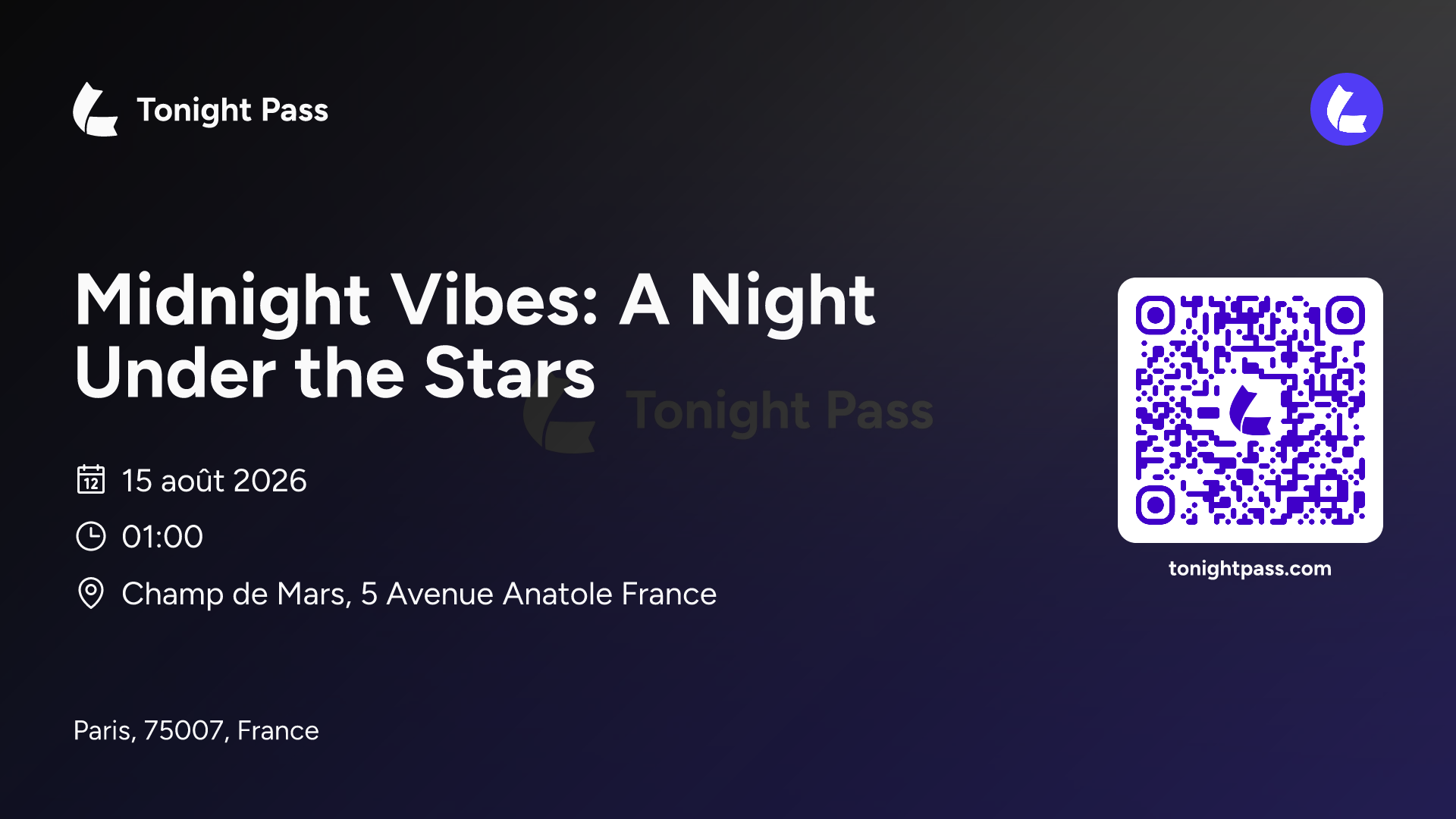 Invitation à l'événement